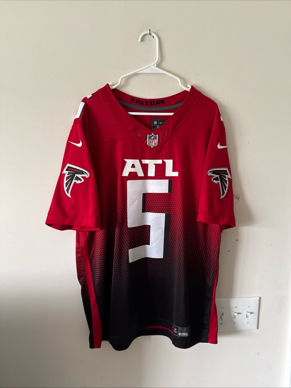 Men's Nike Drake London #5 Atlanta Falcons Vapor Lmtd NFL Jersey Sz XL - RARE